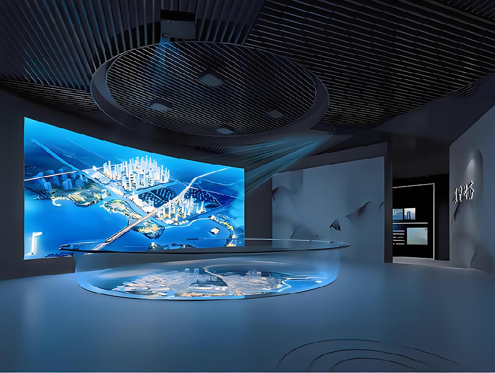 重庆某区县规划馆展厅维护